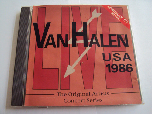 Van Halen - Usa 86  Bootleg - Cd Made In Germany 1993 