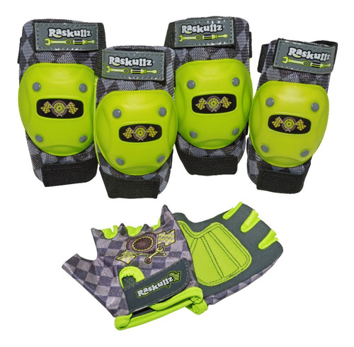 Kit De Seguridad (rodilleras, Coderas Y Guantes)