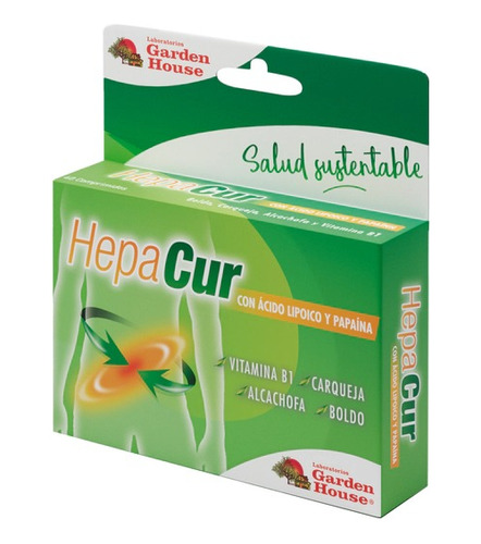 Hepacur X 40 Comprimidos Vitamina B1 Carqueja Boldo Ghouse