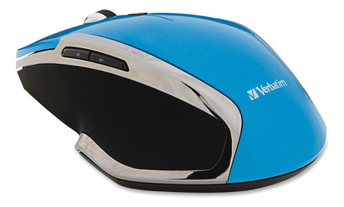 Mouse Inalámbrico Lujo 6 Botones Notebook Verbatim Led Azul,