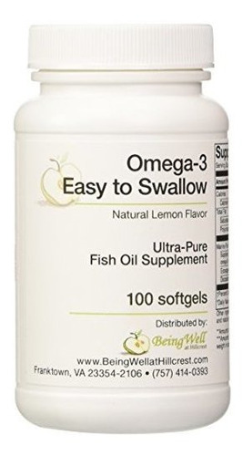 Omega-3 'fácil De Tragar' Ultra-pura Suplemento De Aceite De