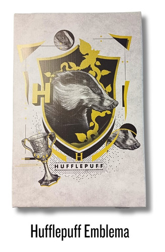 Cuadro Harry Potter - Hufflepuff - 33x22 Cm Edición Limitada
