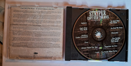 Stryper Can't Stop The Rock Cd Usa Prim Ed 1991 Estándar (Usado)