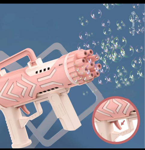 Burbujero Bazooka Genérico Plástico Unisex.