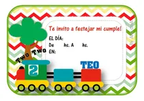 Comprar Mini Kit Imprimible Trencito Mod.2 Tren Infantil Colorido