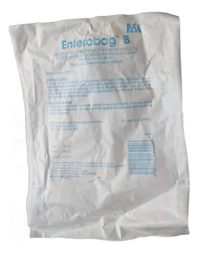 5 Bolsas De Alimento Para Bomba De Infusión Pisa Enterobag B