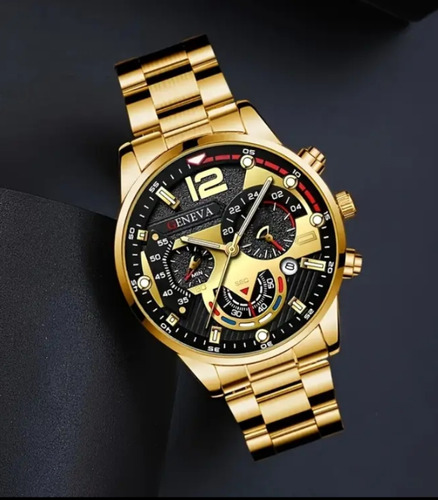 Reloj Hombre Acero Inoxidable Hebilla Gancho Generic