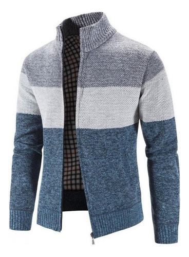 Gift Men's Clothing Casual Cardigan Zipper Sweater