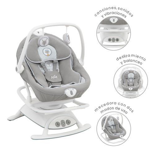 Silla Mecedora Hamaca Bebe Sansa 2 En 1 Joie Babymovil