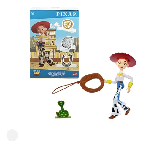 Boneca Pixar Toy Story Jessie Com Corda De Laço Htr72 Mattel