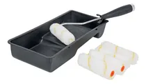 Comprar Kit Pintor 10cm Truper Bandeja + 5 Repuestos Rodillo + Mango