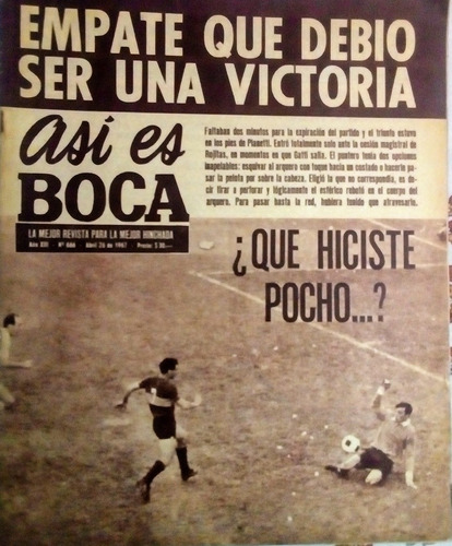 Así Es Boca 666 Campeonato 1967 Boca 0 River 0