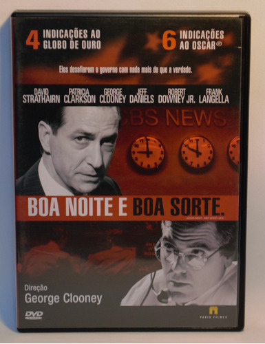 Dvd Boa Noite E Boa Sorte George Clooney