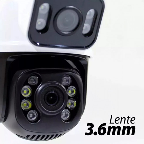 Câmera Ip66 Dupla: Vigilância Inteligente Externa
