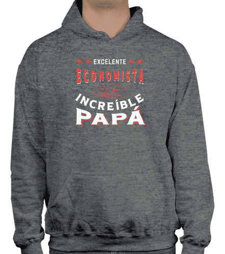 Sudadera Excelente Economista - Increíble Papá - Regalo