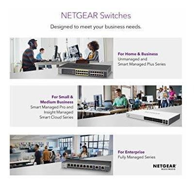 Interruptor 5 Puerto Netgear Gs105na Prosafe Gris 1z