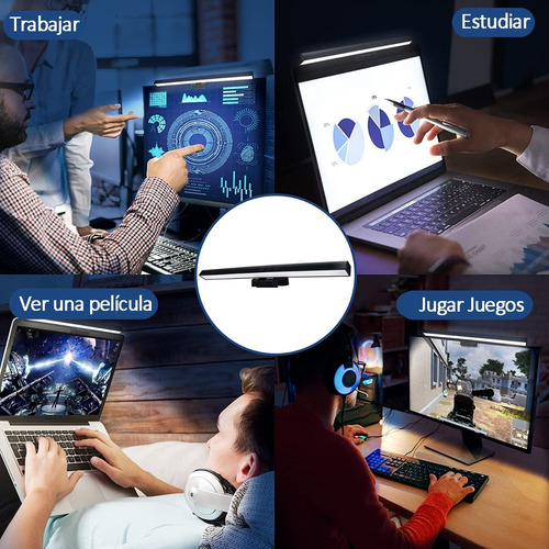 Barra De Luces Led Para Monitor De Computadora Con Carga Usb