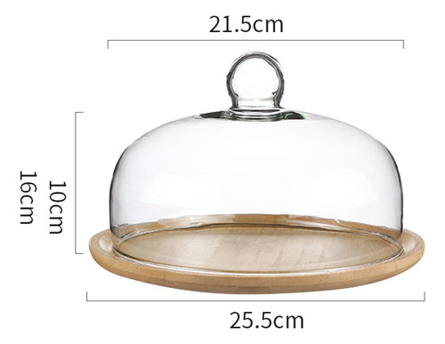 Soporte De Bambú Para Tartas Con Forma De Cúpula Para Tartas