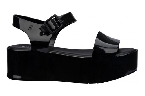 Sandalias Melissa Mar Ad Plataforma Negro 0034