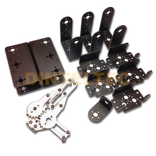 Kit Brazo Robot Aluminio Nuevo Usa Servomotor Mg995 Arduino