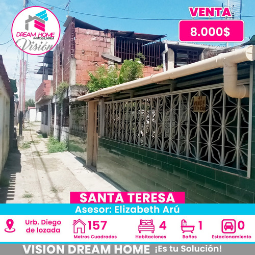 Venta De Casa En Urb Diego De Lozada Vereda 15  Santa Teresa Del Tuy