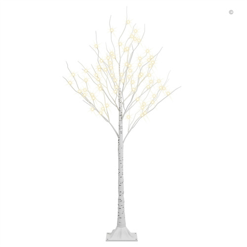 Lightshare - Rbol De Abedul Iluminado, Blanco