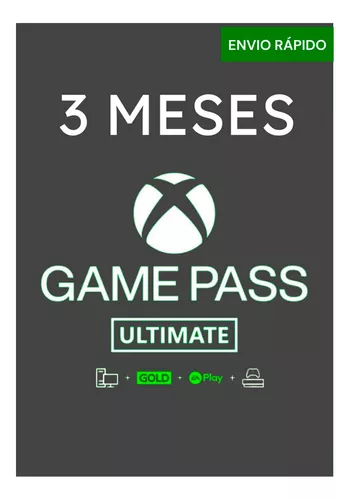 Xbox Game Pass Ultimate 1 Mês Código 25 Dígitos Gift Card