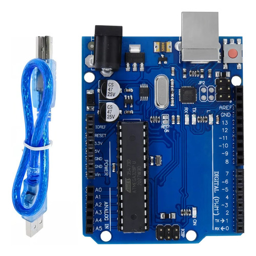 Tarjeta De Desarrollo Unor3 Dip Compatible Ide Arduino+cable