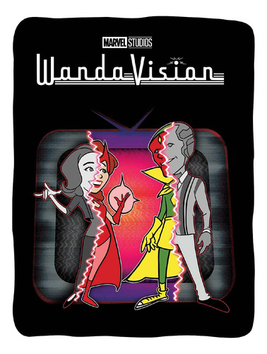 Marvel: Wandavision Bruja Escarlata Wanda Y Visión En Color 