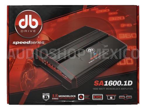 Amplificador Monoblock Db Drive Sa1600.1d 1600 Watts Clase D