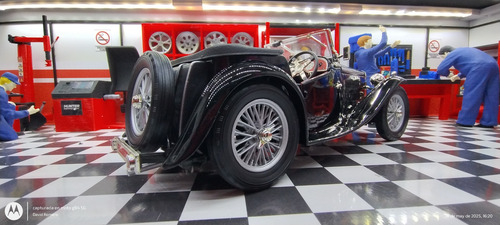 Mg Tc Midget 1947 Road Signature Escala 1 18 Negro (Usado)