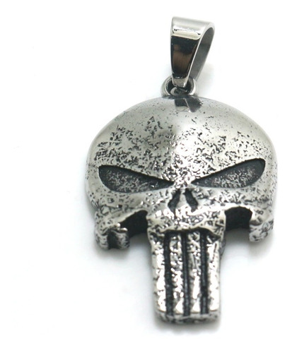 Dije Colgante Castigador Calavera Joyeria Accesorio Hombre