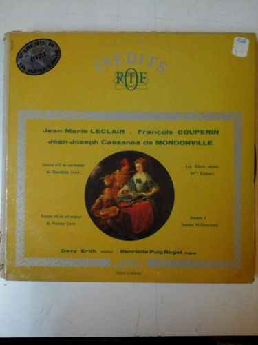 Vinilo 4387 - Jean M. Leclair - Francois Couperin  