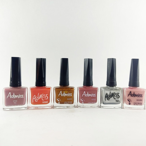 Admiss Esmaltes X6 Und Tonos Random - mL a $4964