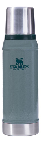 Stanley Termo Clásico 750 ML con Tapón Cebador de acero inoxidable verdeclassic