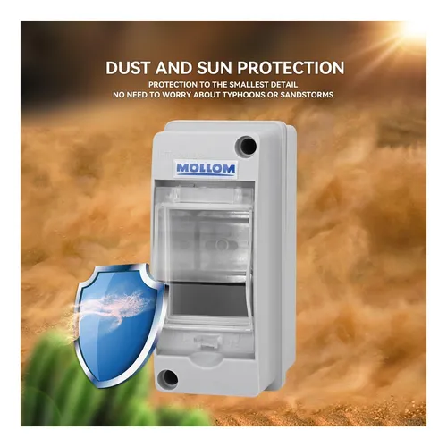 Caja De Protección De Distribución Mcb Mollom De 2 Vías Con