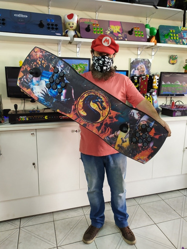 Fliperama Modelo Plus Do Tio Cabelo 96 Cm Multijogos