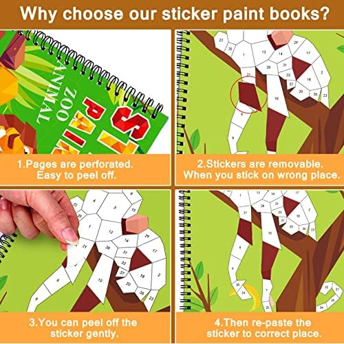 Omgouue 2 Piezas De Manualidades De Animales De Dinosaurio P