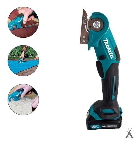 Imagem 1 de 5 de Multicortadora Makita A Bateria Cp100dsae C/mala,carre,2 Bat