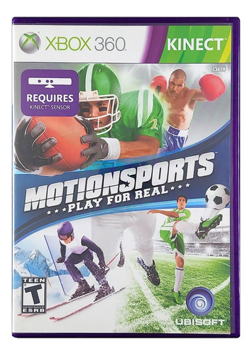 Motion Sports Play For Real Original Xbox 360 Mídia Física