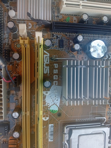 Placa-mãe Asus P5gc-mx Intel - Performance E Confiabilidade Amarelo (Recondicionado)