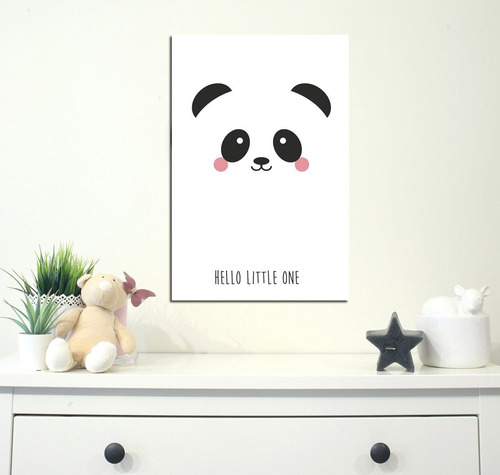 Vinilo Decorativo 20x30cm Bebe Infantil Recien Nacido Panda