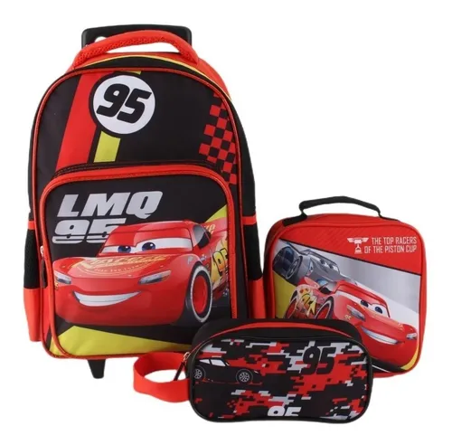 Mochila de rayo mcqueen con ruedas sale