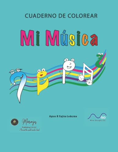 Cuaderno De Colorear Mi Musica: Figuras Musicales