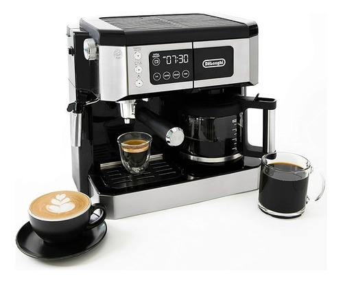 Cafetera Automática Espresso Y Goteo Capucc 15bar- Delonghi