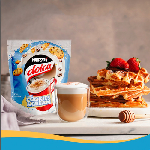 Cafe Instantaneo Nescafe Dolca Mixes Cookies & Cream Pack X6