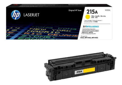 Cartucho De Toner Original Hp Laserjet 215a Amarillo W2312a