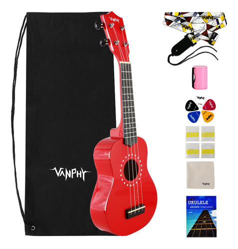 Vanphy Ukelele Soprano Para Ninos Principiantes Con Bolsa De