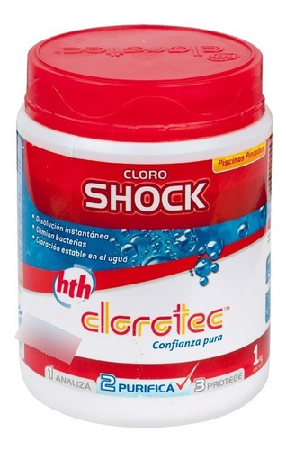 Cloro Shock Instantáneo Clorotec Piscinas Pintadas | 1 Kg