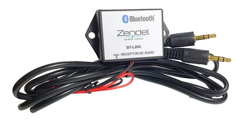 Receptor De Áudio Bluetooth 12v Carro Zendel Pino P2